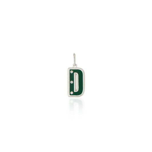 Initial Charm "D" Pendant