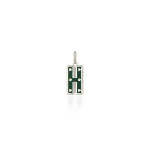 Initial Charm "H" Pendant