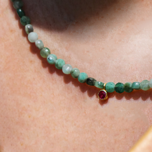 Hidden Bloom Beaded Necklace