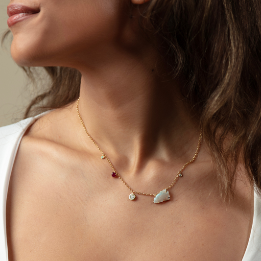 Fishing for a Year of Fulfillment Necklace