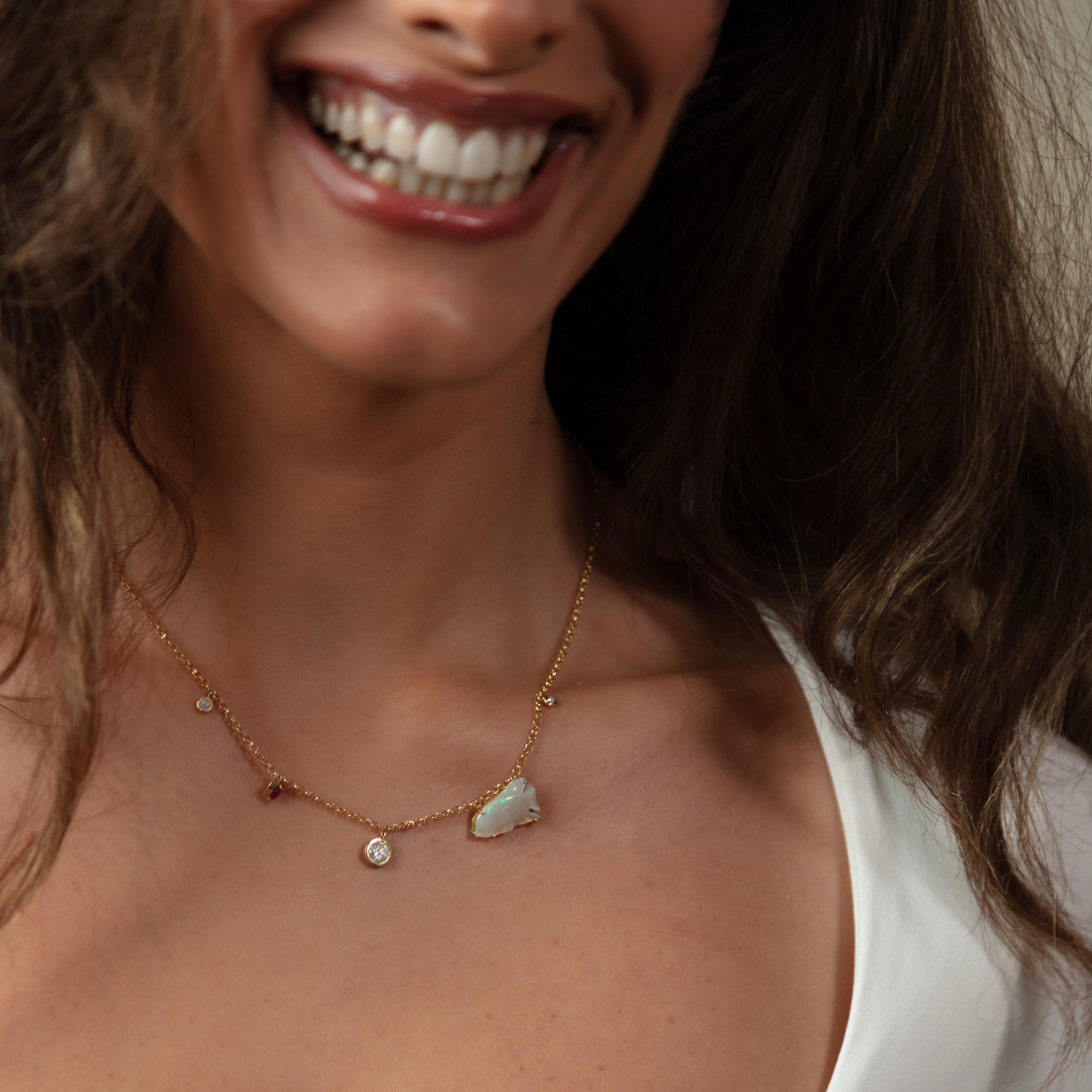 Fishing for a Year of Fulfillment Necklace