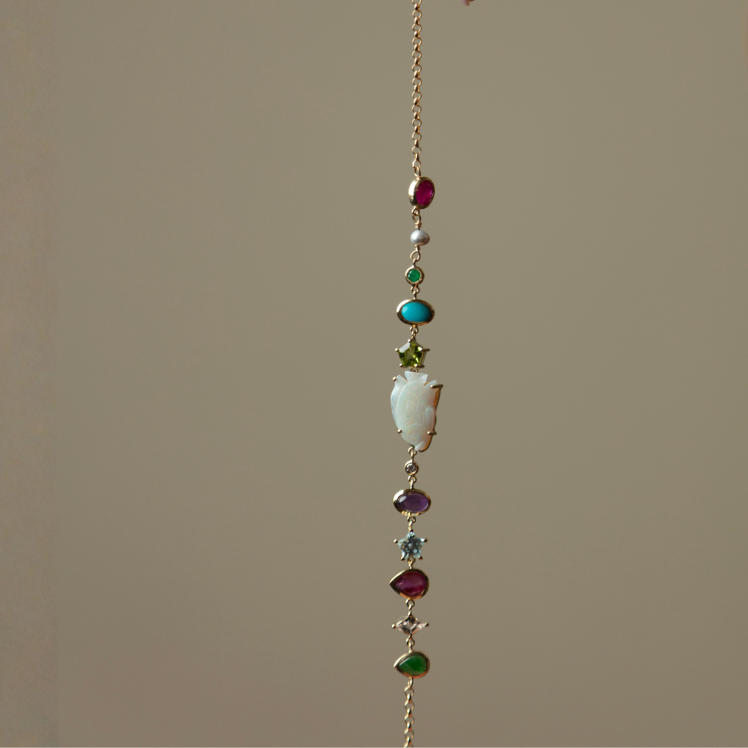 Fishing for a Year of Blessings Necklace