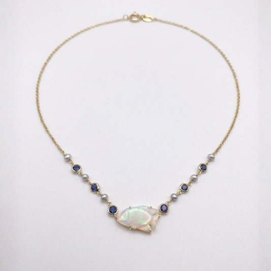 Fishing for a Year of Clarity Necklace