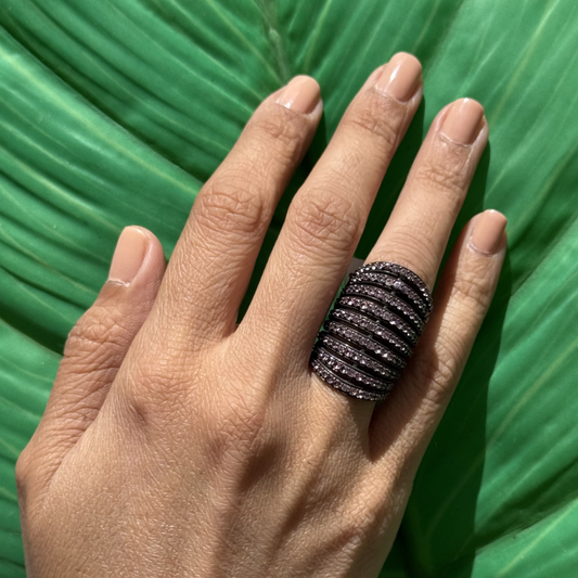 Binding Love Pink Sapphire Ring