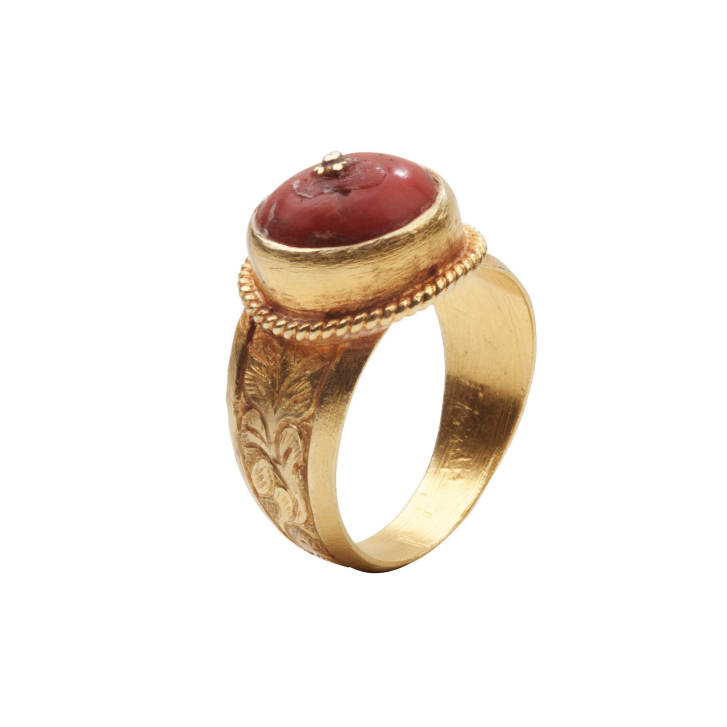 Surya Coral Vintage Ring