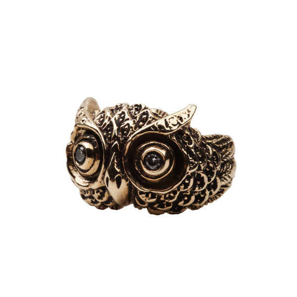 Nocturnal Owl Vintage Ring