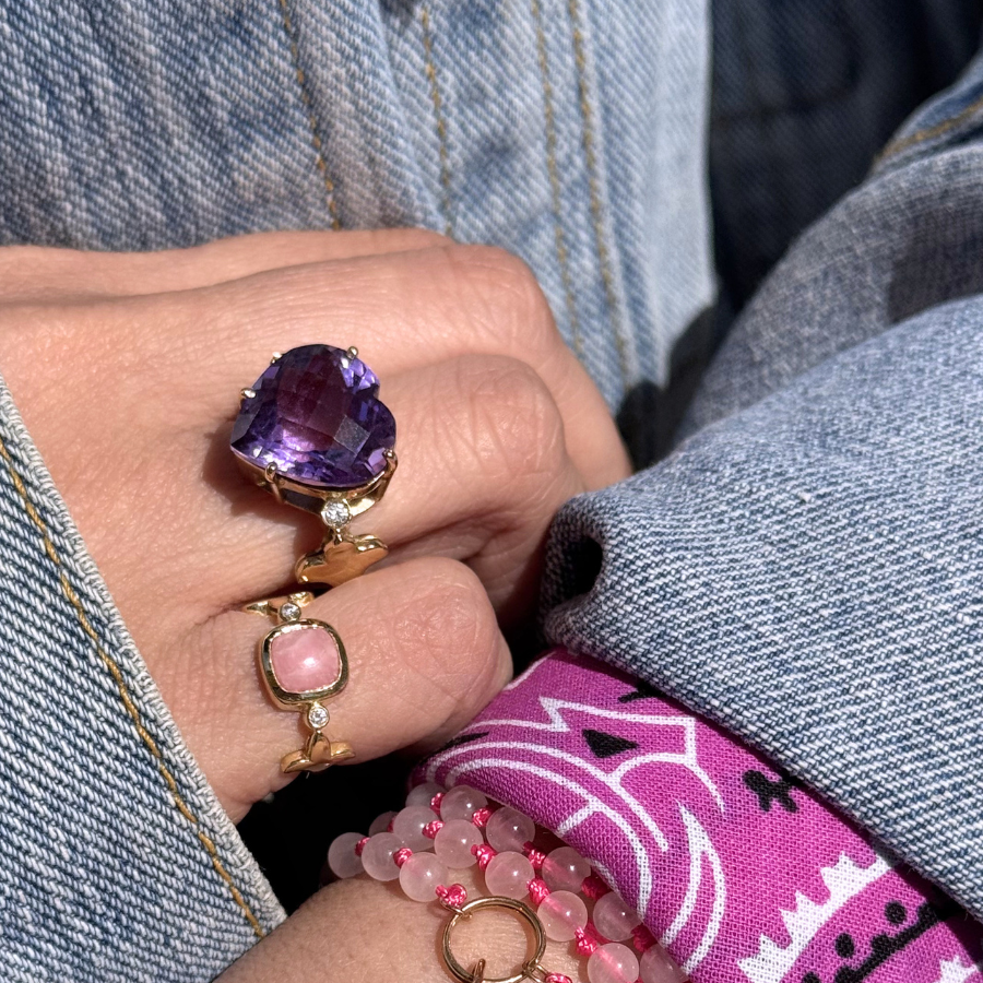 Fleur De Lys Love Ring