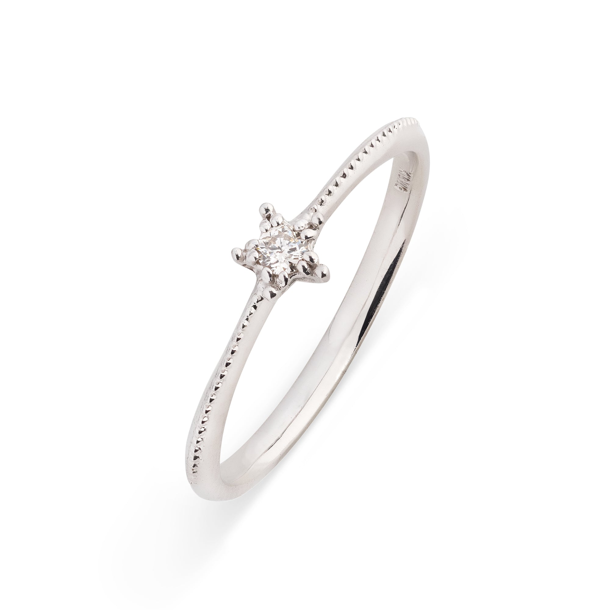 Petite Étoile Diamond Ring