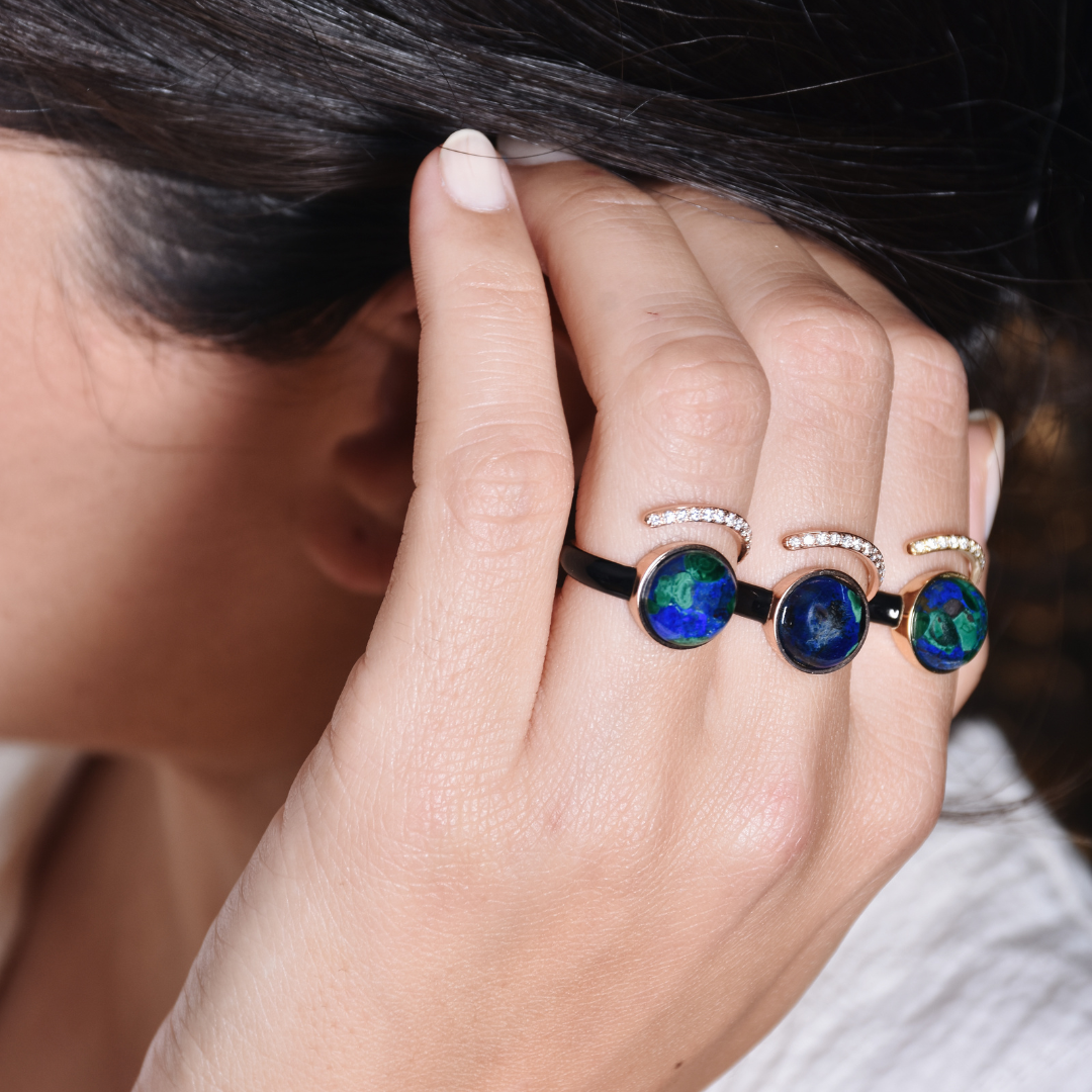 Wave of Life Ring - Turquoise