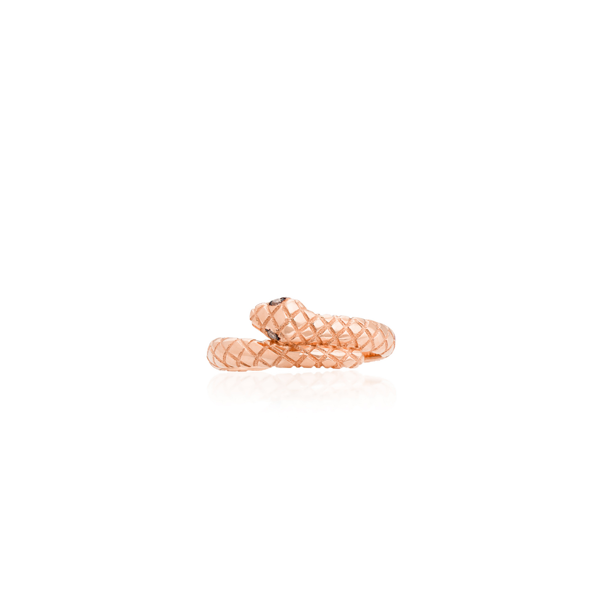 Rose Gold Serpentine Ring