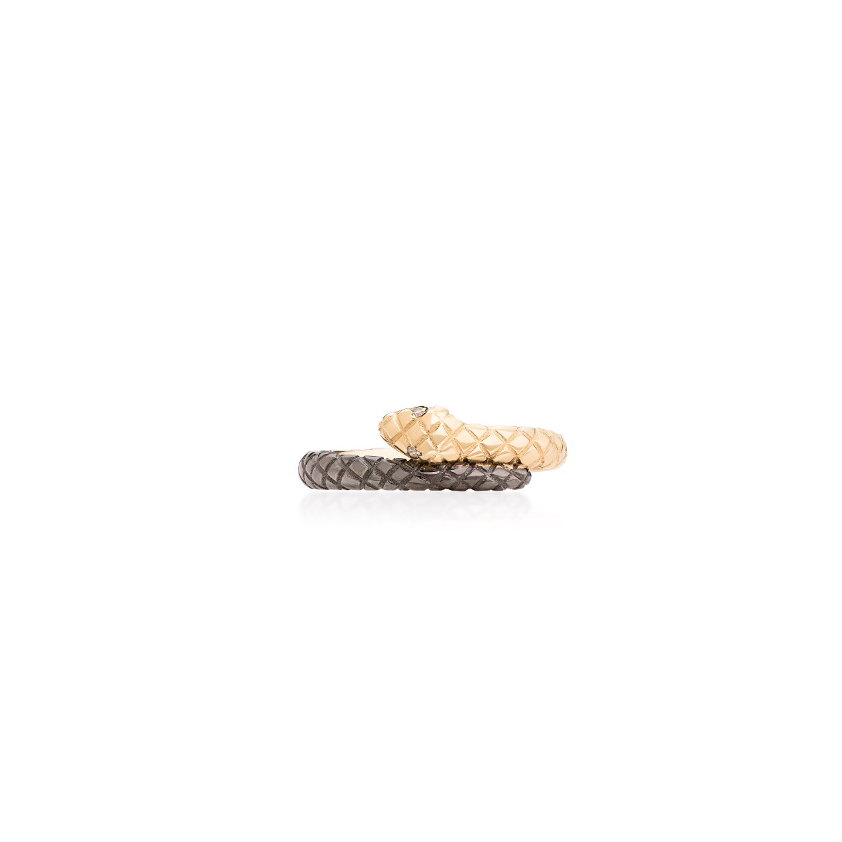 Two-Tone Serpentine Ring