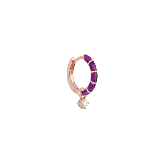 Purple Storm Single Mini Hoop