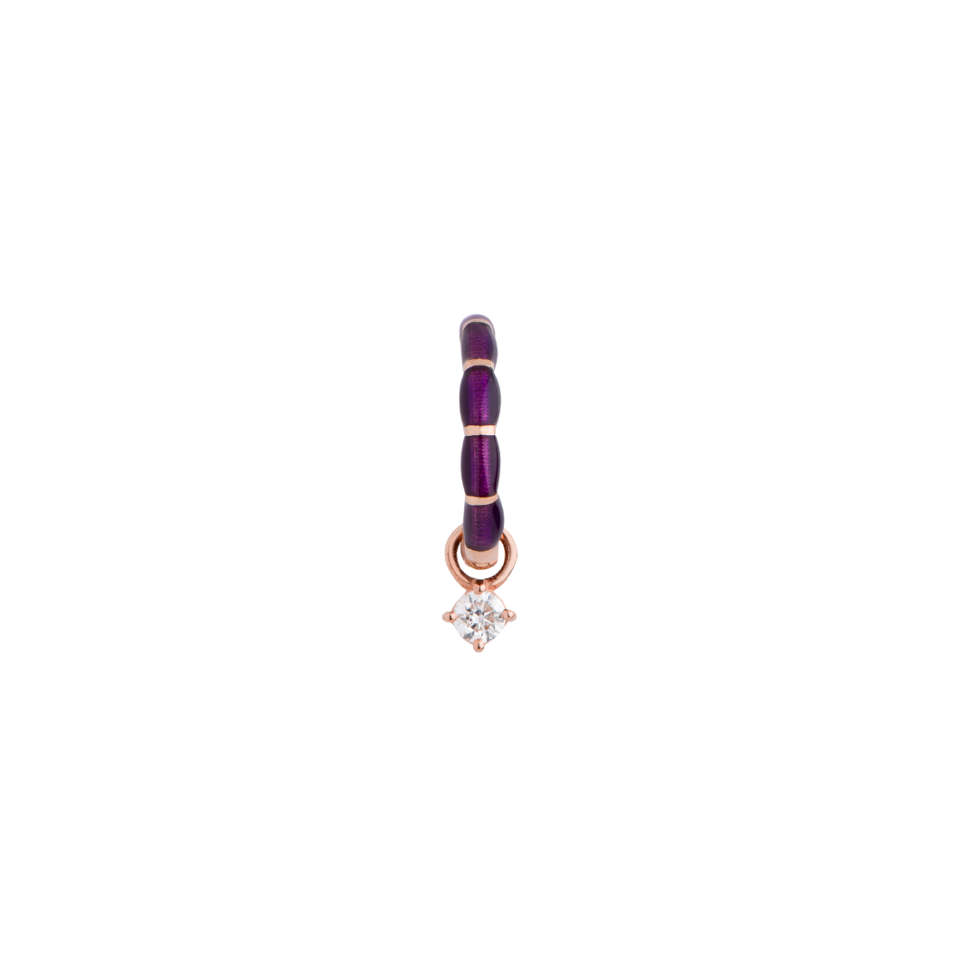 Purple Storm Single Mini Hoop