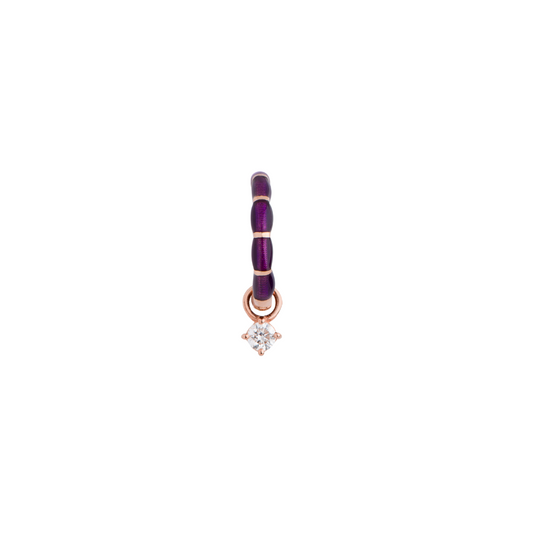 Purple Storm Single Mini Hoop