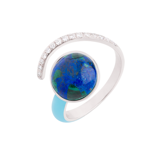 Wave of Life Ring - Turquoise